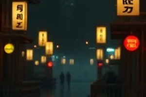 《长夜将尽》雨夜仓库外景的横版剧照